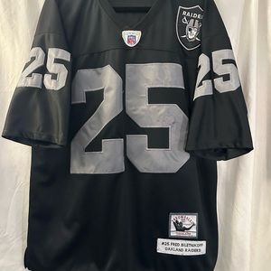 Oakland Raiders #25 Fred Biletnikoff Jersey Size 50